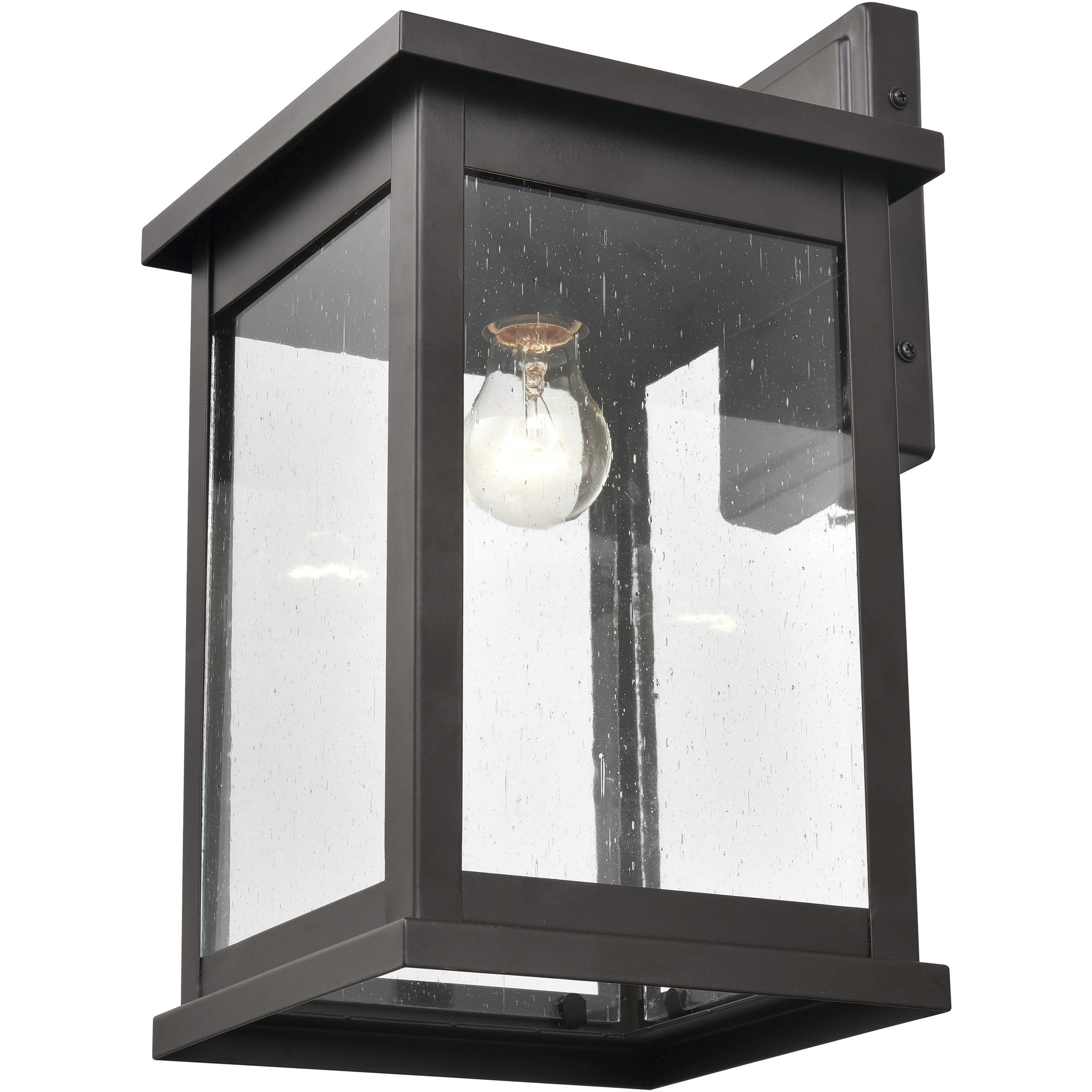 Bowton 1 Light 15.5 inch Powder Coated Bronze Outdoor Wall Sconce